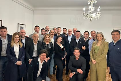 La reunión del bloque de LLA en Diputados