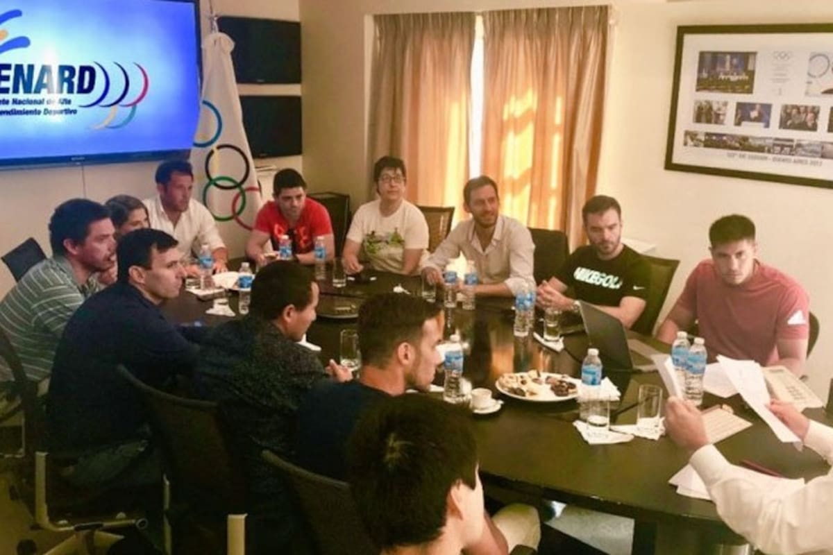 La reunión en el Enard de los deportistas con Werthein