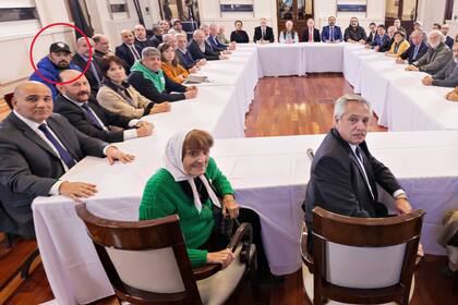 La reunión en la que participó Alberto Fernández