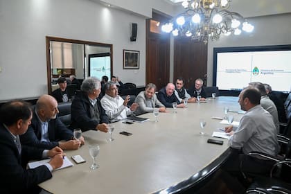 La reunión en la Secretaría de Agricultura