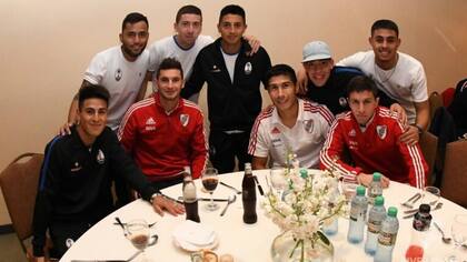 La reunión en Salta: Alario, Lollo y Nacho Fernández, anfitriones del plantel de Atlas
