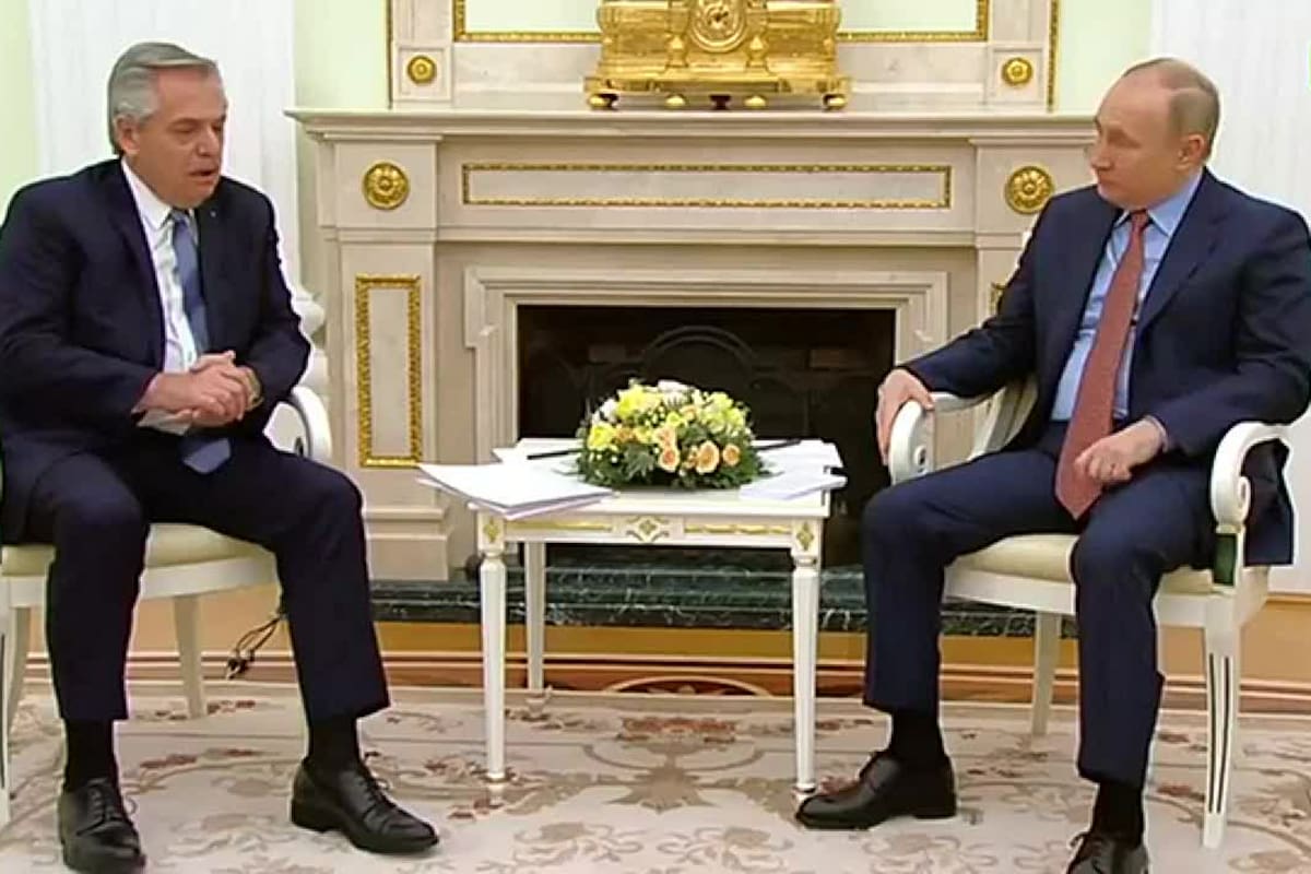 La reunión entre Alberto Fernández y Vladimir Putin