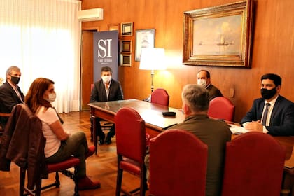La reunión entre el intendente Gustavo Posse y funcionarios del Ministerio de Seguridad de la Nación se hizo en la Municipalidad de San Isidro