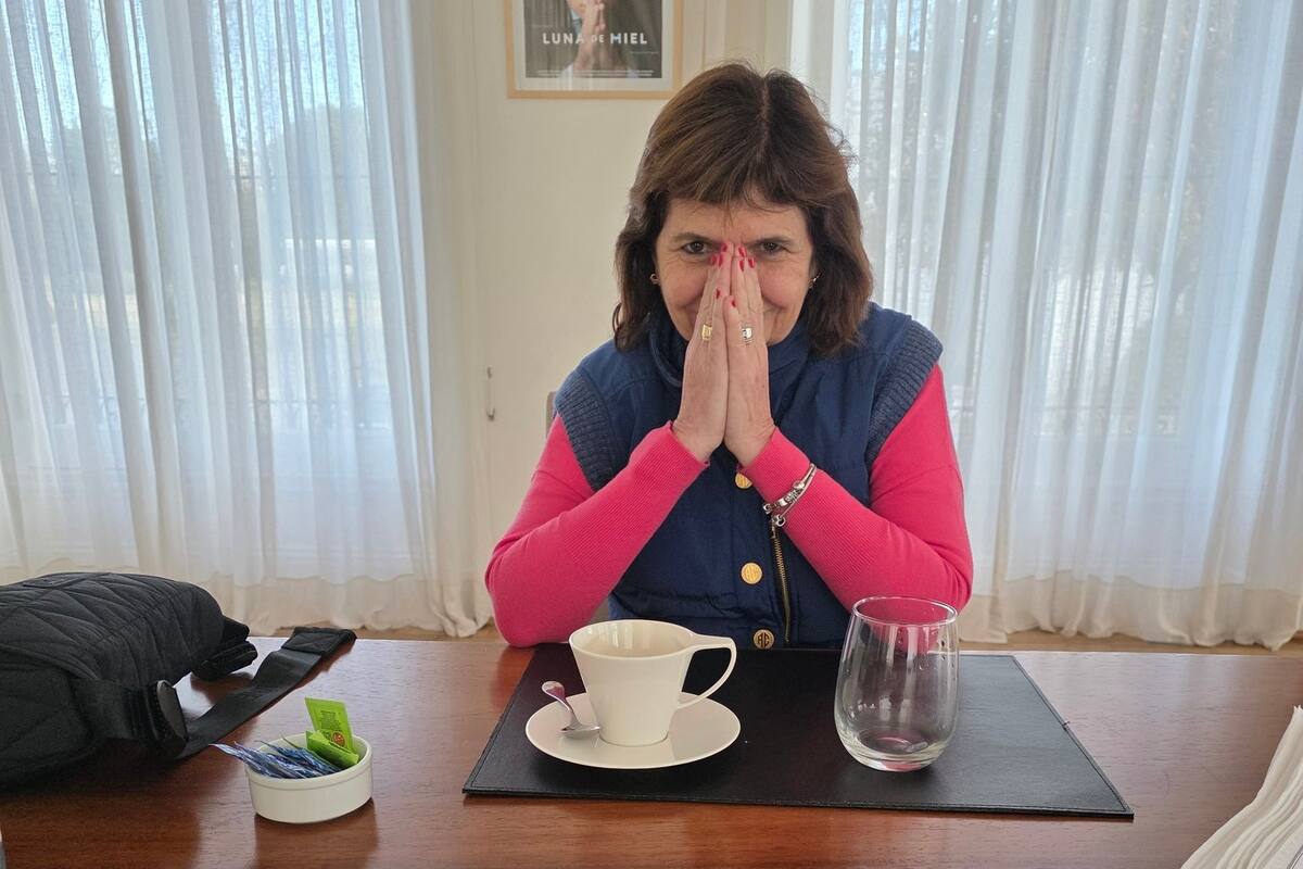 La reunión entre Milei y Patricia Bullrich.
