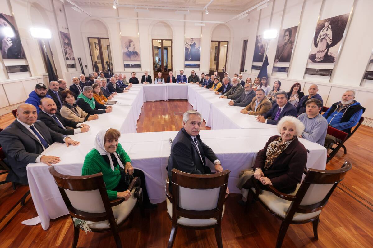 La reunión multisectorial encabezada Alberto Fernández este viernes en la Casa Rosada