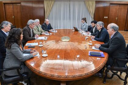 La reunión se realizó este jueves en el Ministerio de Economía