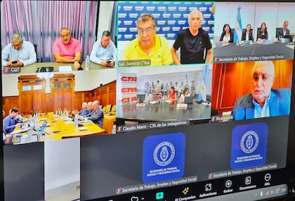 La reunión virtual del Consejo del Salario