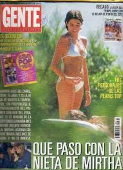 La revista Gente, desde su tapa, se preguntaba "¿Qué pasó con la nieta de Mirtha?". El copete aclaraba: "Juanita Viale del Carril tiene 15 años y es la hija de Marcela Tinayre. Fue, sin proponérselo, protagonista del primer run-run del verano. El exmarido de la supermodelo María Inés Rivero intentó seducirla. Mirtha Legrand critica. María Inés dice de todo. Él no se inmuta".