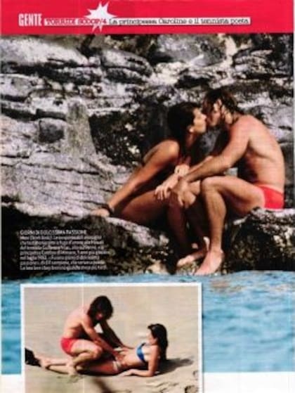 La revista GENTE italiana también publicó las imágenes del campeón y la princesa.