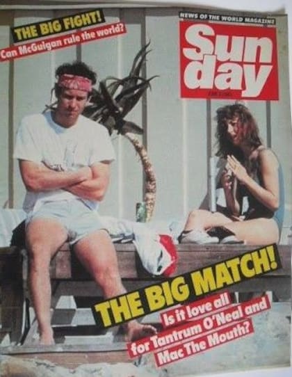 La revista Sunday se refirió a Tatum como Tantrum (por el término "berrinche") y a McEnroe como The Mouth (haciendo referencia a sus insultos)
