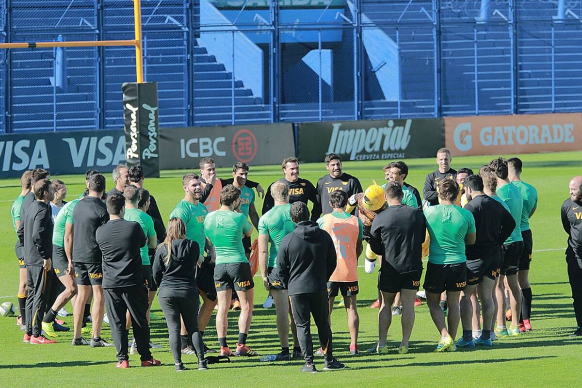 La ronda de Jaguares en el estadio de Vélez, en el Captains Run