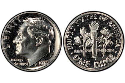 La Rooselvet Dime de 1975 se convirtió en una pieza valiosa por coleccionistas debido a estas características