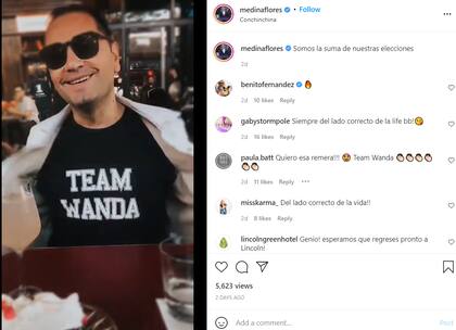 La rubia replicó la publicación en sus redes sociales como muestra del apoyo que recibe de la gente
