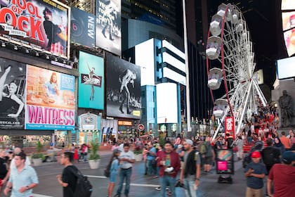 La rueda de Times Square, nueva atracción en Nueva York