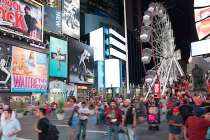 La rueda de Times Square, nueva atracción en Nueva York