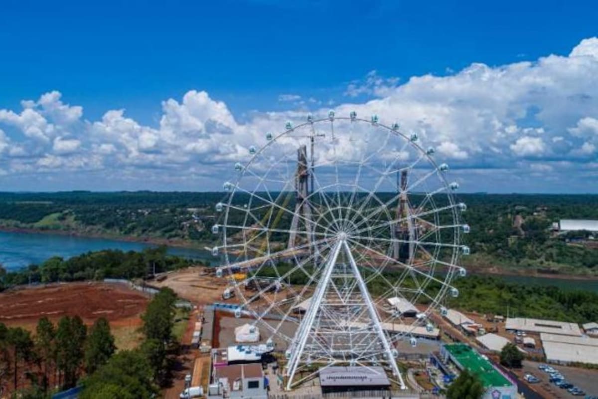 La rueda mide 88 metros de alto