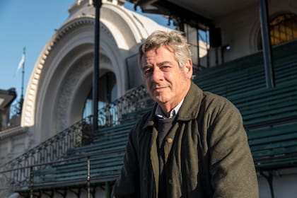 Nicolas Pino en La Rural, presidente de la SRA