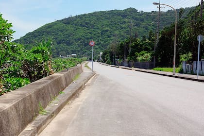La ruta 58 de Okinawa que conecta con el poblado rural Ogimi