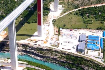 La Ruta de la Seda de China se ha extendido hasta los Balcanes, con este puente que se construye en Montenegro