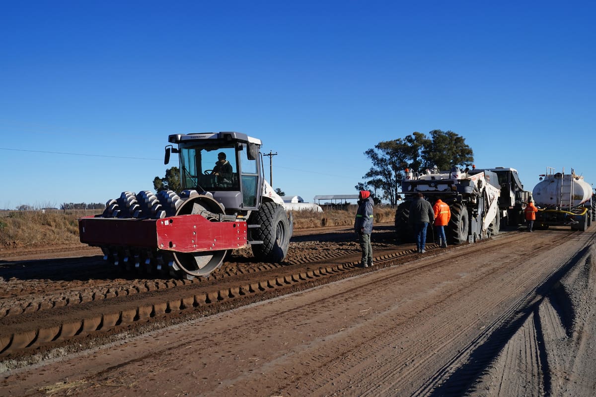 La Ruta del Cereal tiene en total 96 km de extensión y conecta la ruta 86 con la 33