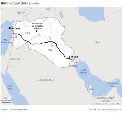 La ruta en Siria que busca esquivar el estrecho de Ormuz