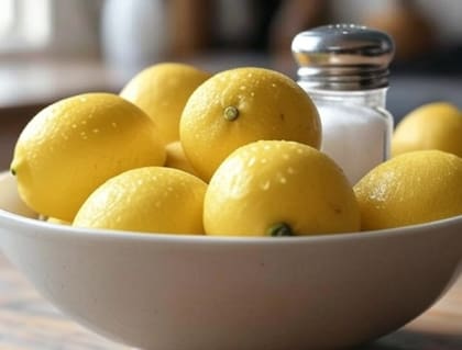 La sal y el limón se usan para blanquear la ropa (Foto: Grok)