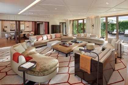 La sala de estar (Foto Mandarin Oriental)