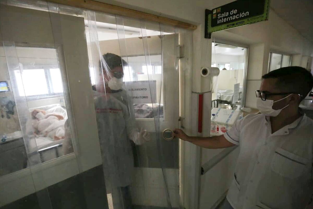 La sala de guardia del hospital de Olavarría