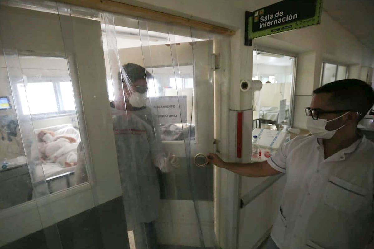 La sala de guardia del hospital de Olavarría. Foto de archivo.