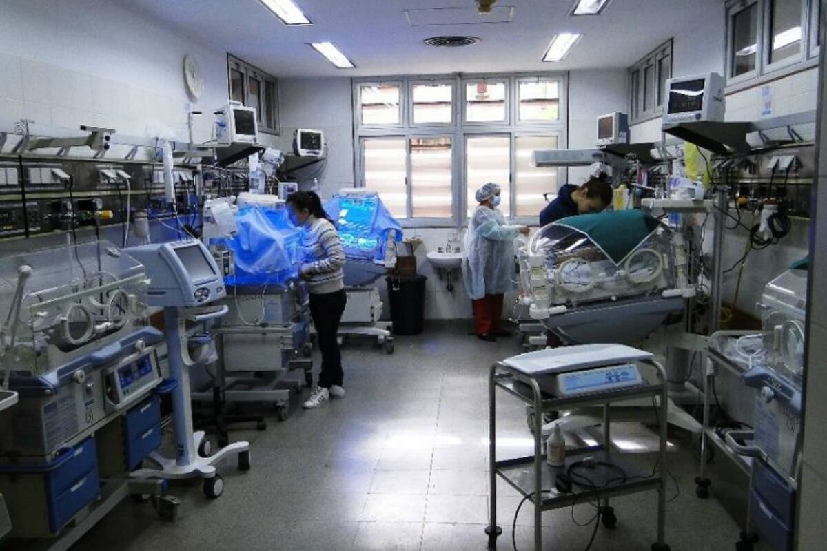 La sala de neo del hospital Perrando