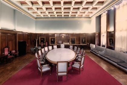 La sala del Consejo Directivo.