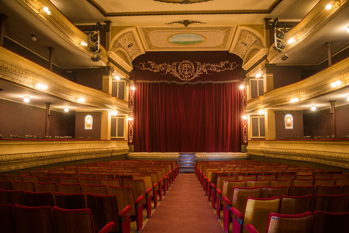 El espléndido interior de la sala del Teatro Español