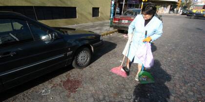 La sangre de Acro, tras el ataque en la intersección de Cullen y Bauness