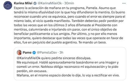 La Secretaria de la Presidencia no se mostró del todo conmovida por el pedido de disculpas