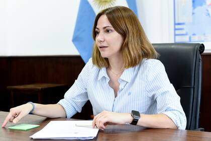 La secretaria de Minería, Fernanda Ávila