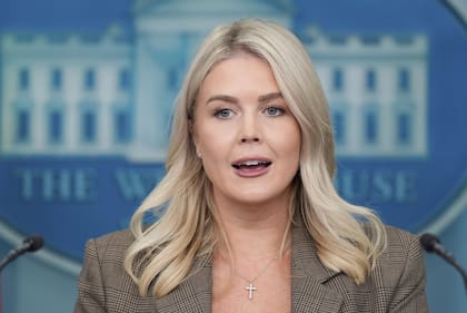 La secretaria de prensa de la Casa Blanca, Karoline Leavitt