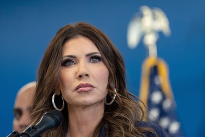 La secretaria de Seguridad Nacional de Estados Unidos, Kristi Noem.