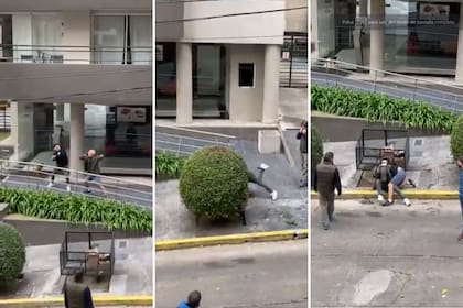 La secuencia fue grabada por un vecino