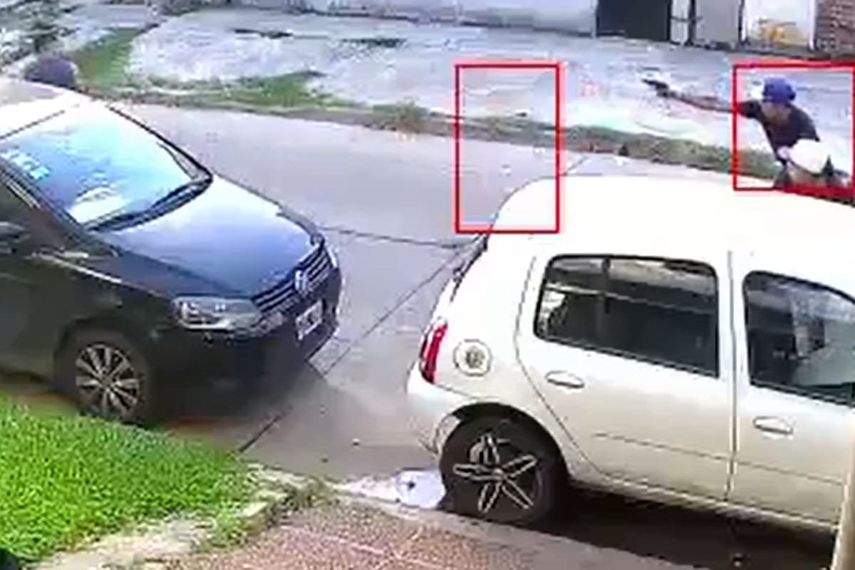 La secuencia ocurrió el viernes a la tarde en el partido bonaerense de San Martín