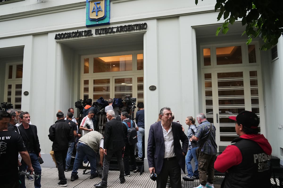 La sede central de la AFA, en la calle Viamonte porteña