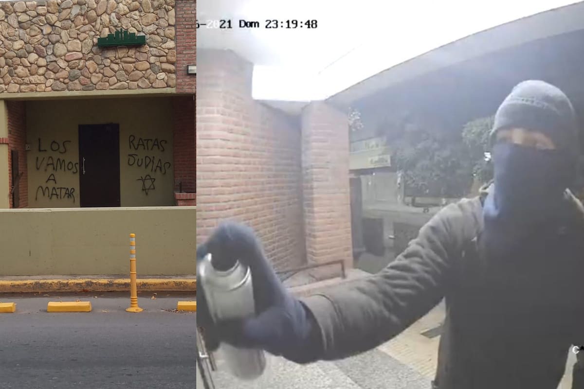 La sede de la Asociación Israelita de Bahía Blanca, donde funciona una escuela primaria, sufrió un ataque antisemita.