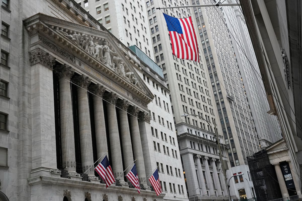 La sede de la Bolsa de Valores de Nueva York