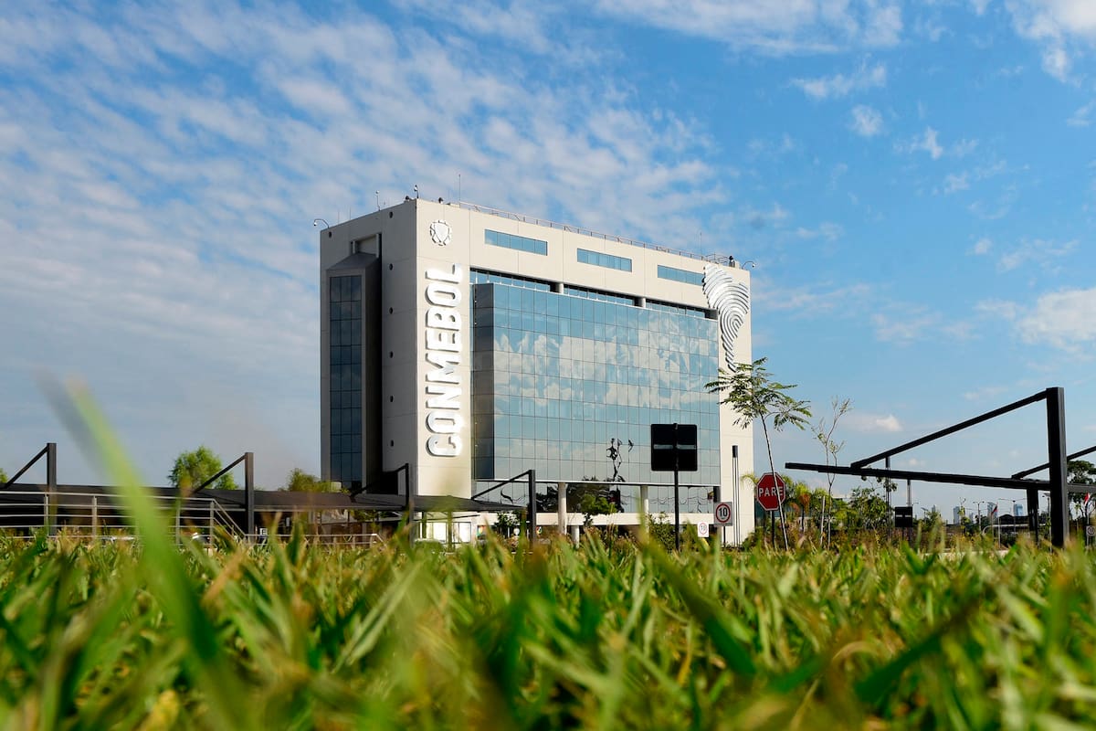 La sede de la Conmebol en Luque, en las afueras de Asunción, la capital paraguaya