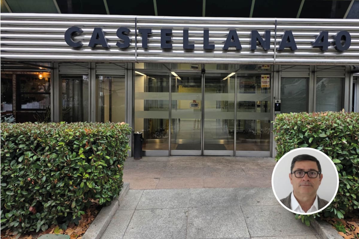 La sede de Odeoma, en Madrid, y el socio santiagueño de la empresa, Marcelo Saracco