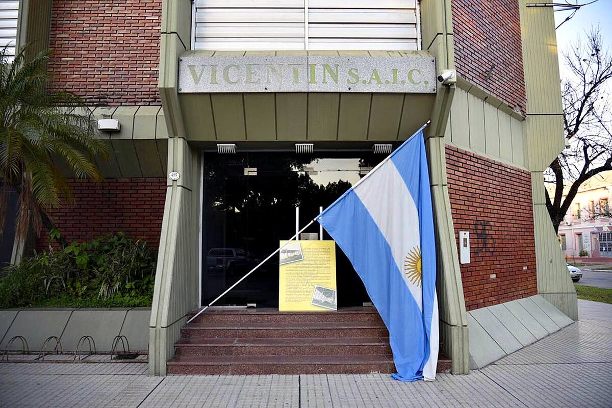 La sede de Vicentin, en Avellaneda, Santa Fe