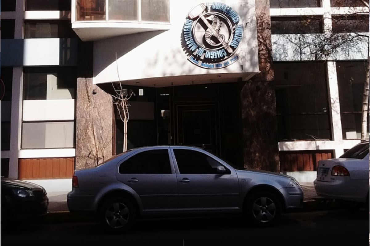 La sede del Colegio de Martilleros y Corredores Públicos de Mar del Plata
