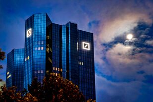La sede del Deutsche Bank en Fráncfort, Alemania
