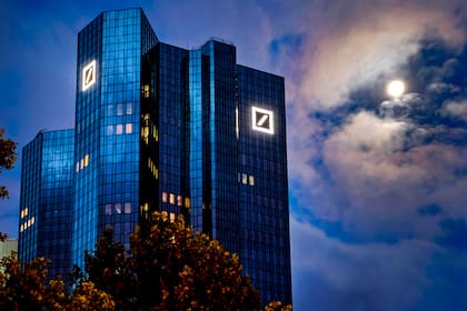 La sede del Deutsche Bank en Fráncfort, Alemania