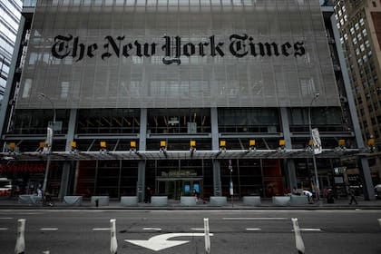La sede del diario The New York Times, en Nueva York
