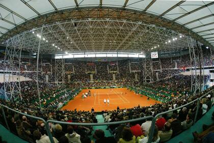 La sede fue utilizada en la final de 2004